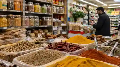 Buying Pakistani spices in UK supermarket aisles versus specialists