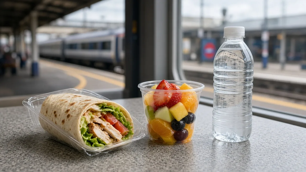 Finding halal meal deals near UK train stations