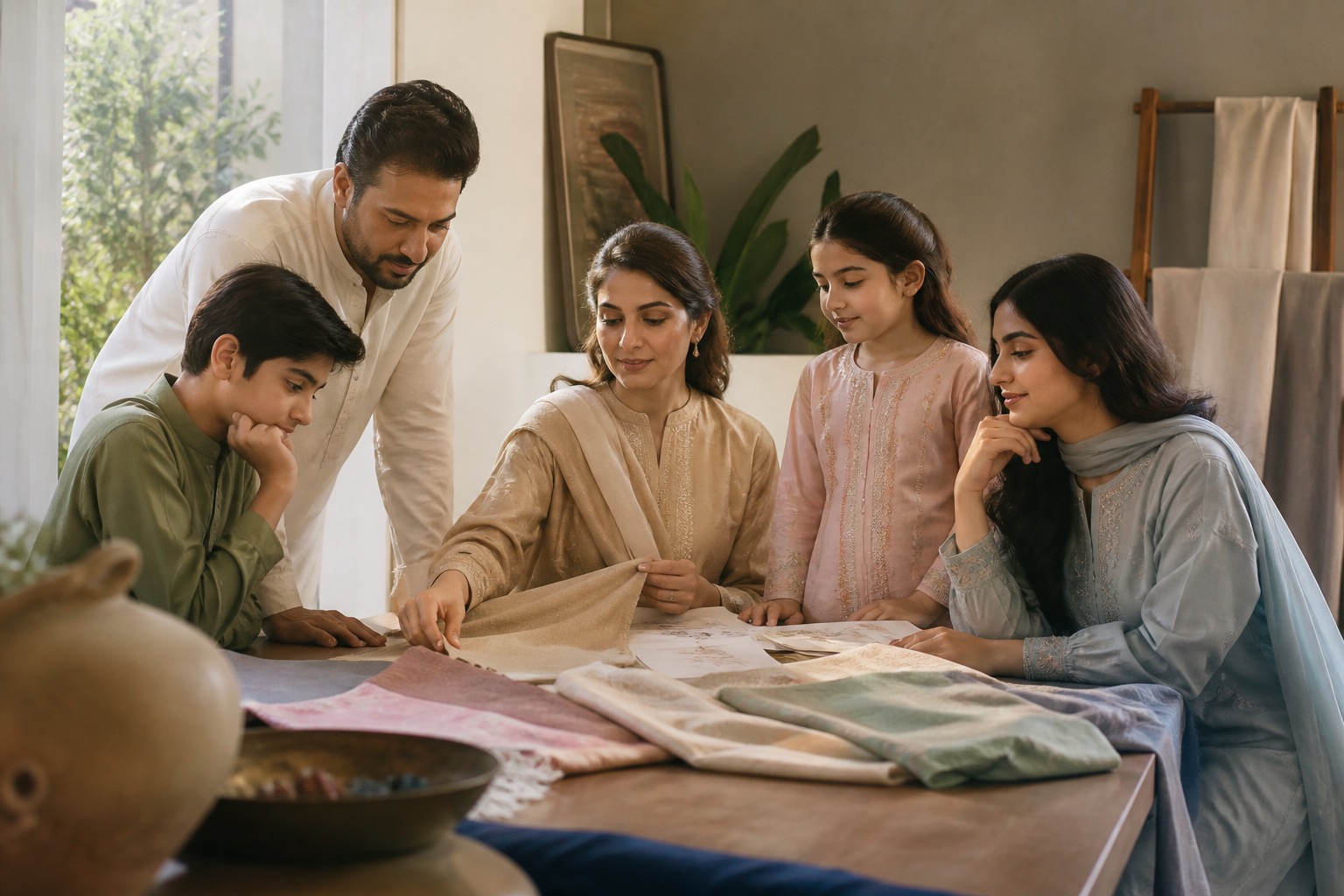 Eid family outfit planning without forced matching