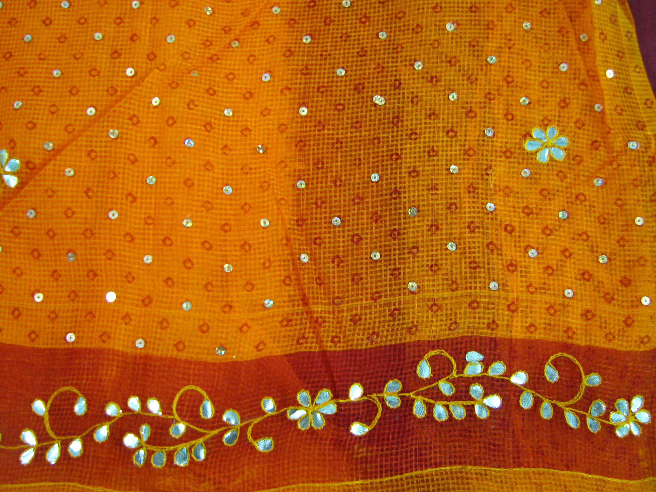How to care for gota, zari and metallic embroidery without stripping the shine