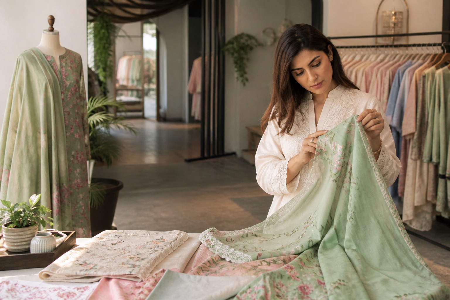 How to inspect a Pakistani lawn suit before keeping it