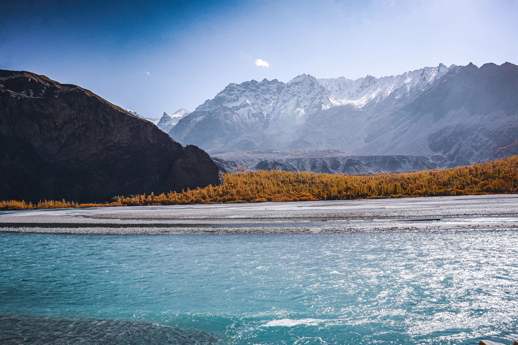 A high-altitude northern landscape where road, weather and connectivity planning matter.