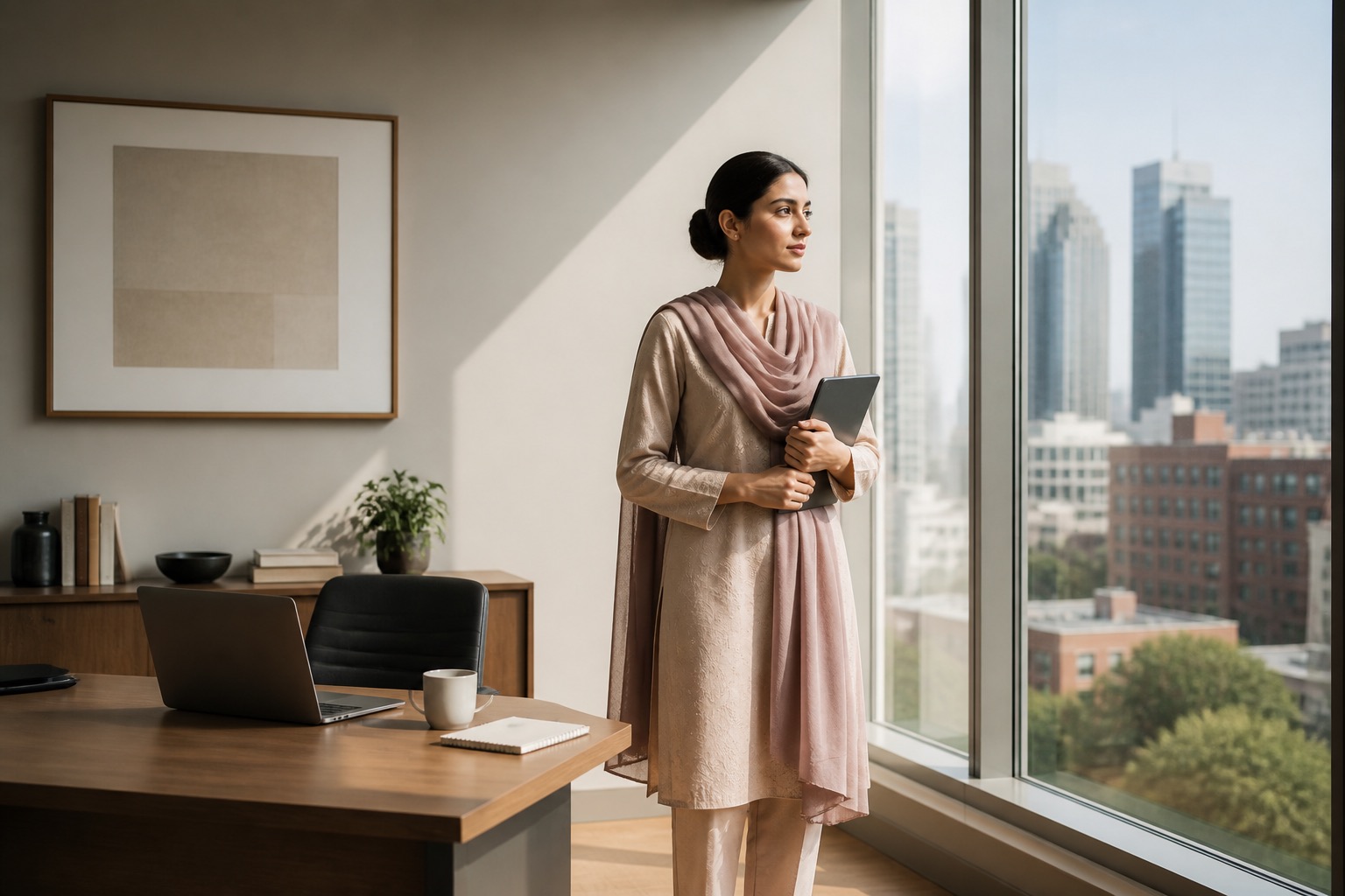 Pakistani modest workwear for US offices