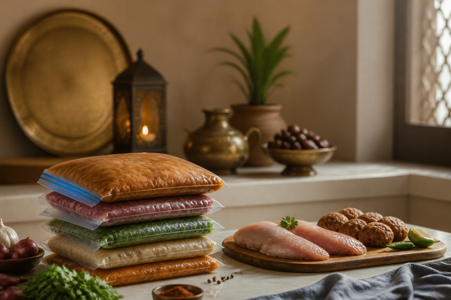 Ramadan freezer preparation without sacrificing texture