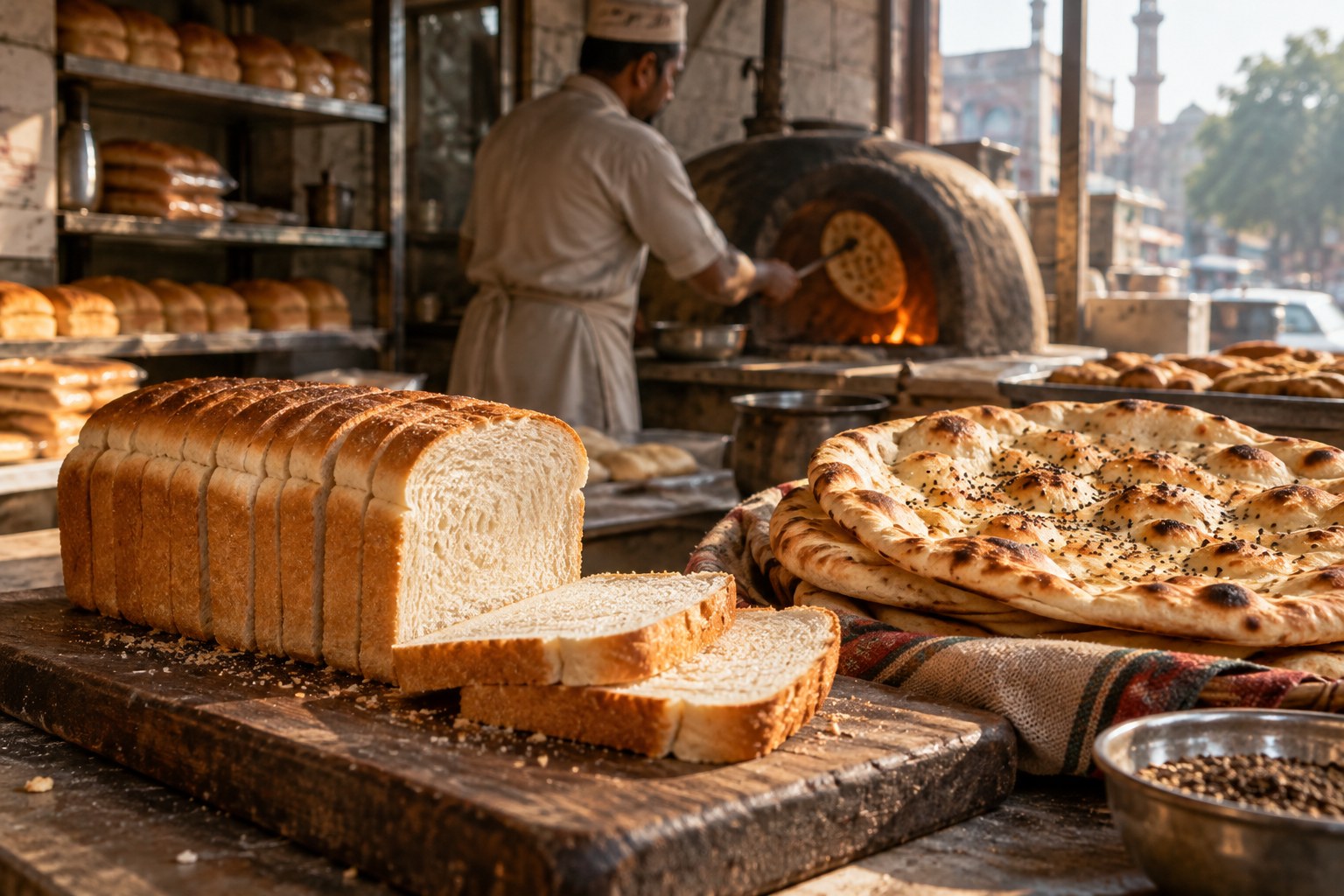 A loaf, a tandoor, and the bakeries Lahore still uses
