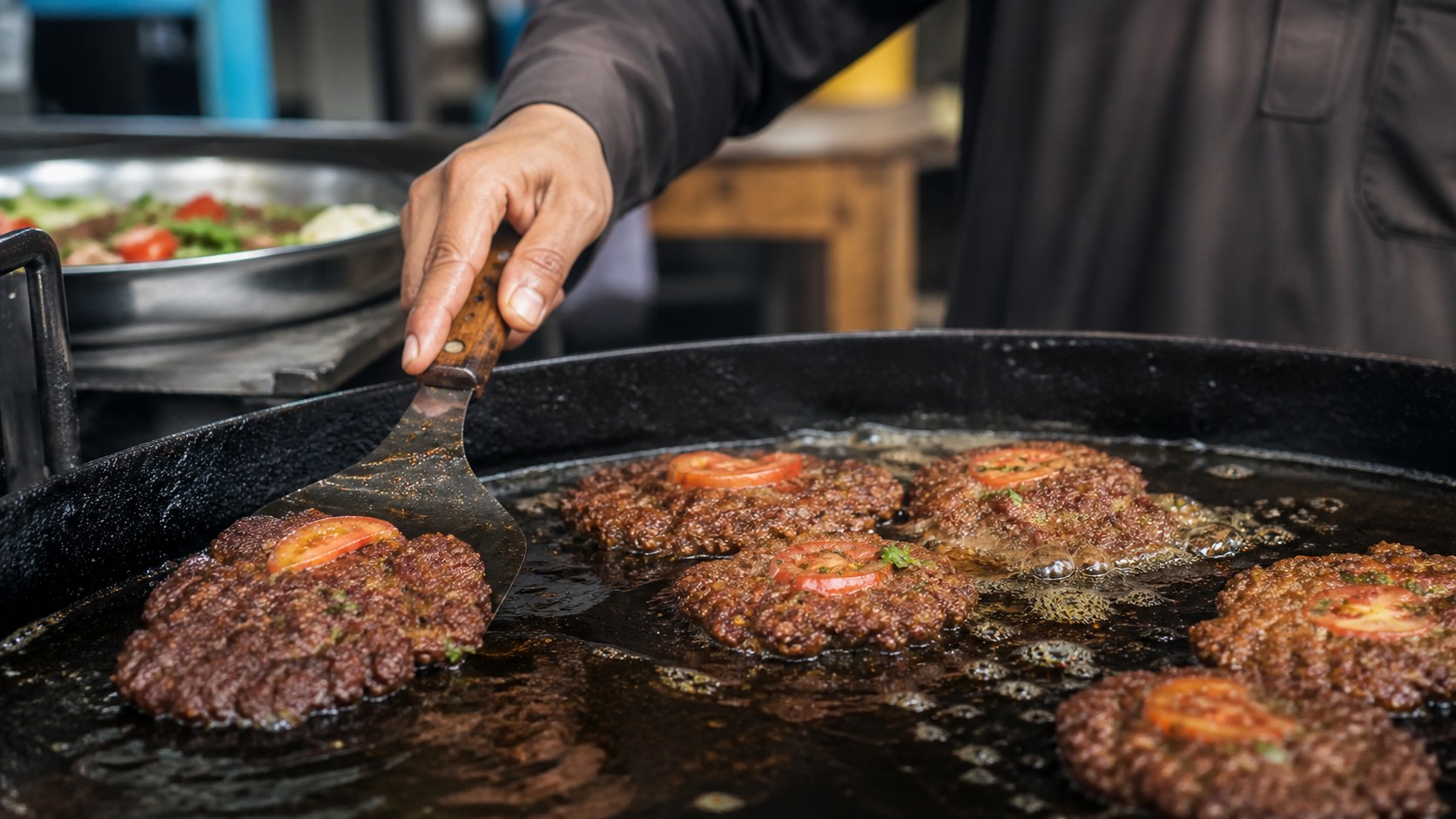 Chapli kebab: texture, spice, and frying without collapse