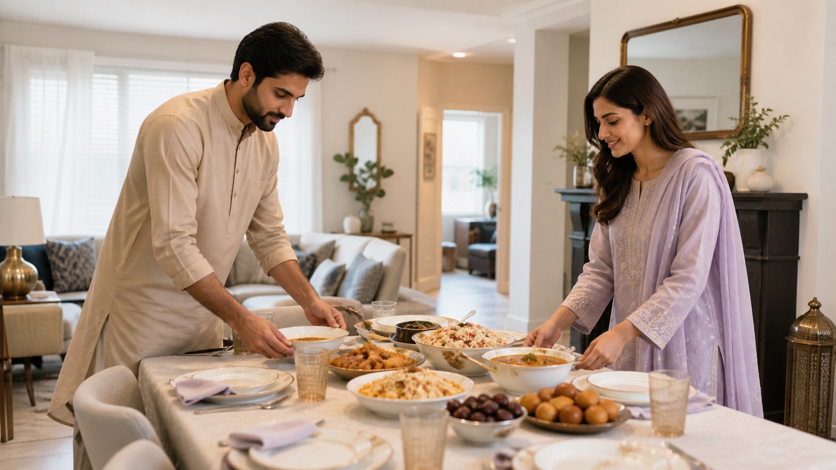 Eid hosting checklist for a small UK or US home