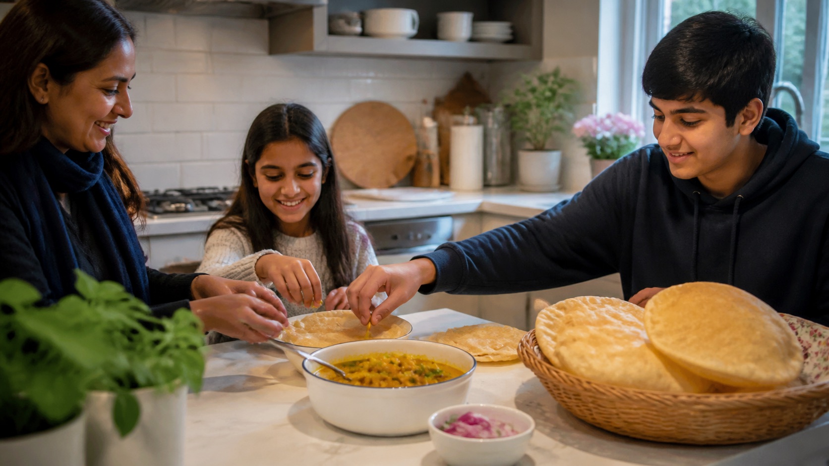 Halwa puri brunch at home: a realistic cooking plan
