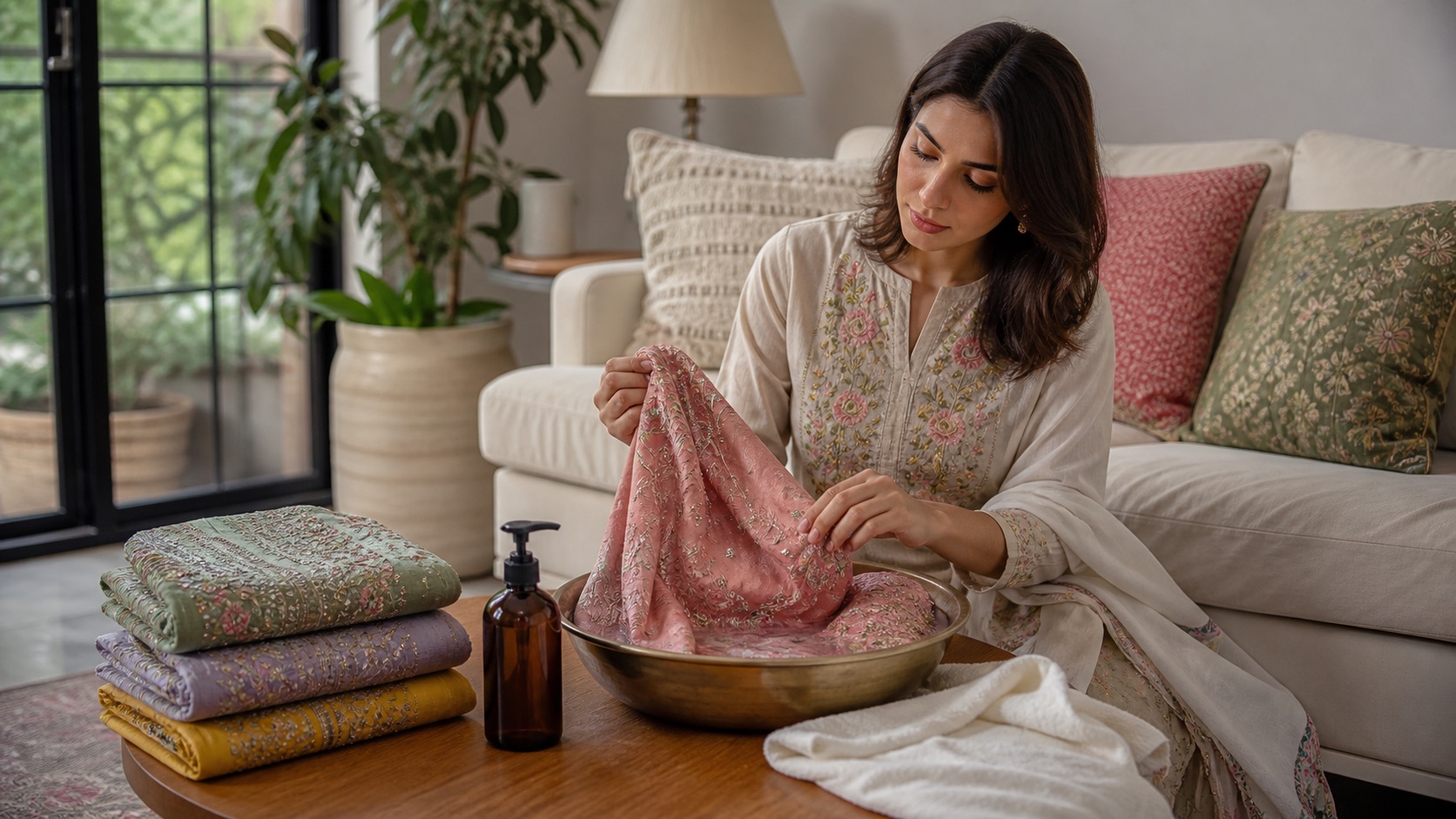 How to care for embroidered Pakistani clothes