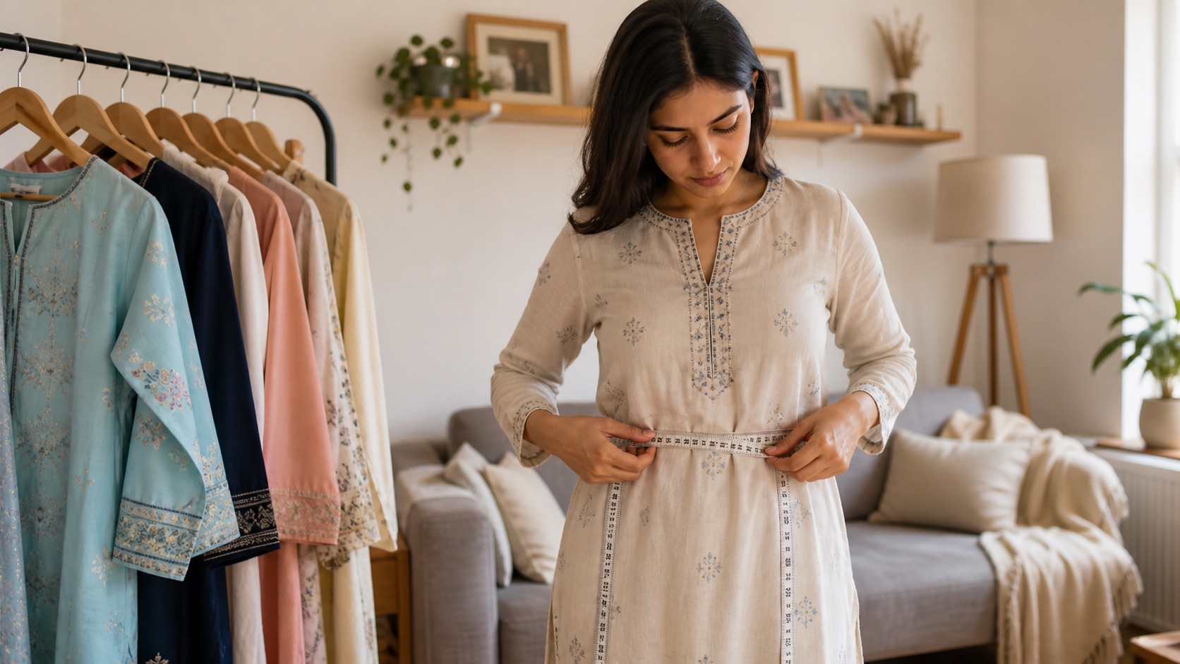 How to measure yourself for Pakistani clothes online