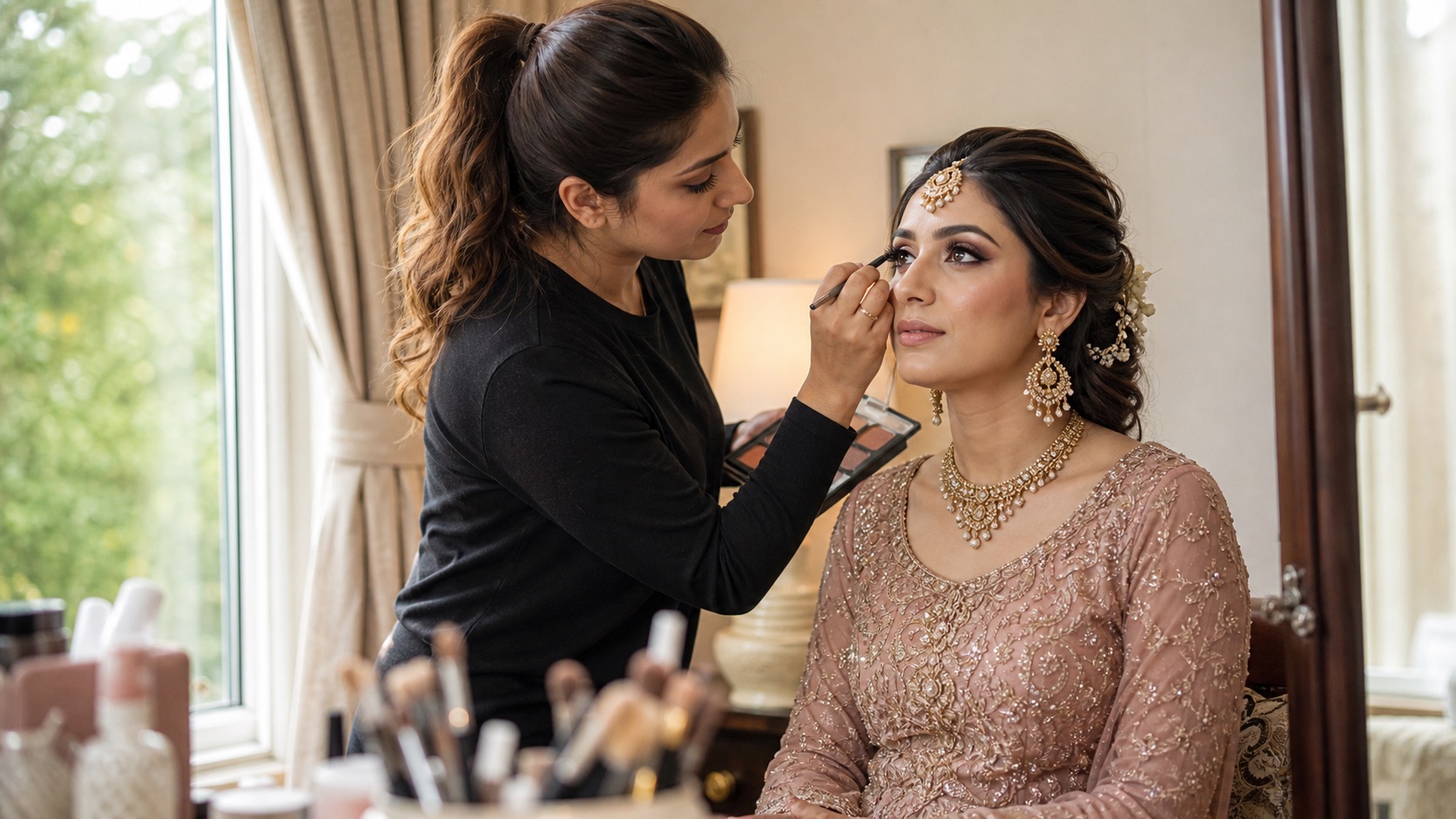Pakistani bridal makeup trial checklist