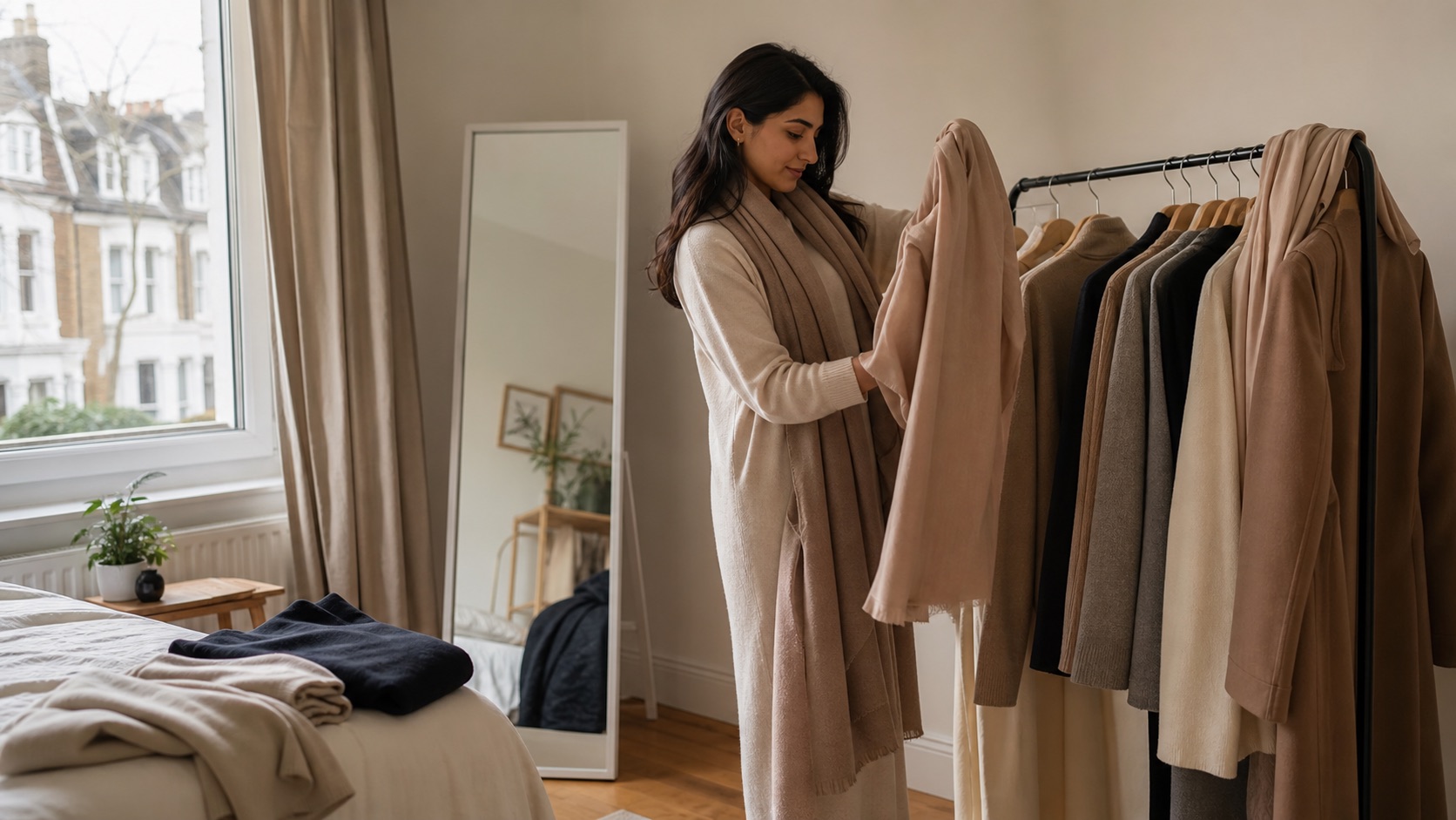 Pakistani capsule wardrobe for British weather