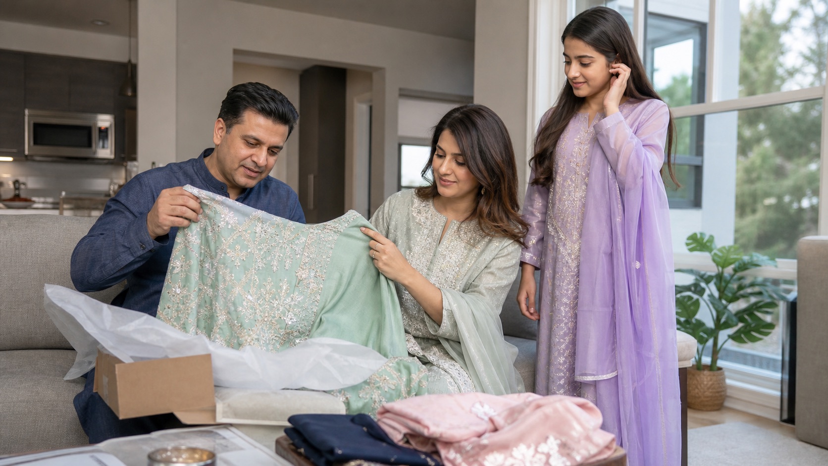Pakistani Eid outfits in the USA: what to order and when