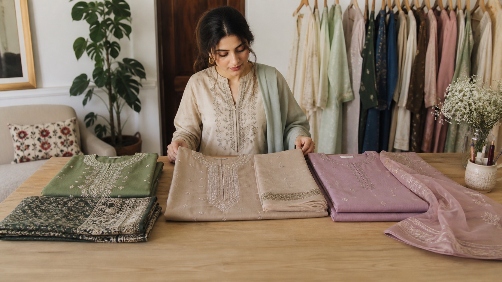 Stitched, unstitched, and semi-stitched Pakistani suits explained