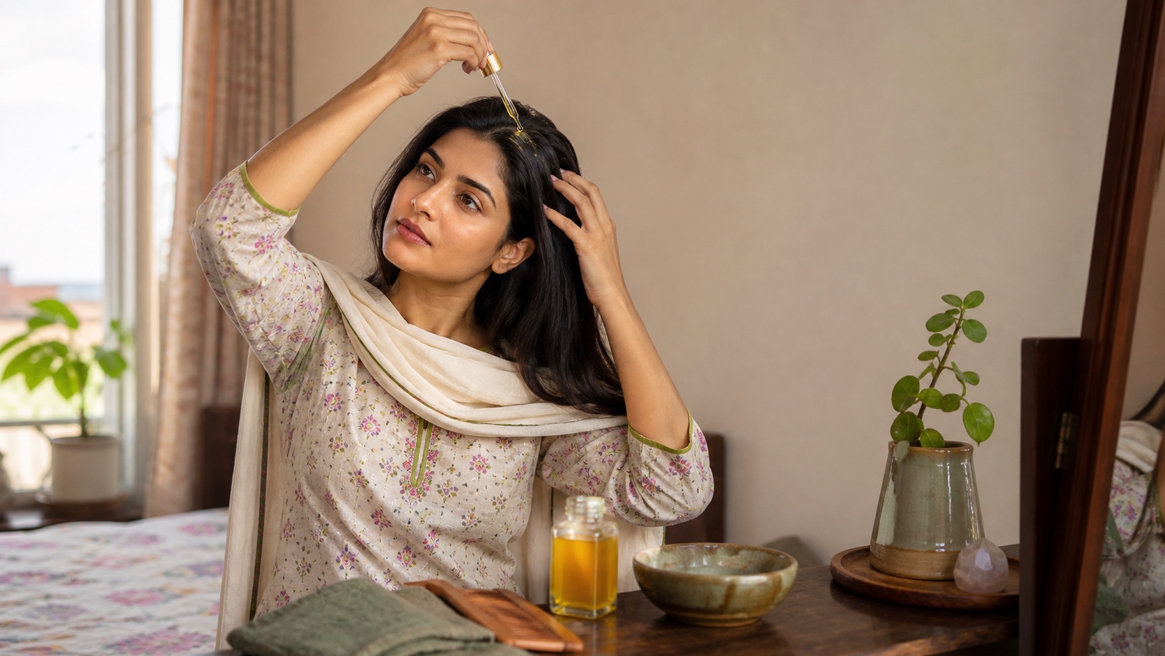Hair oiling for South Asian hair: a practical evidence-aware guide