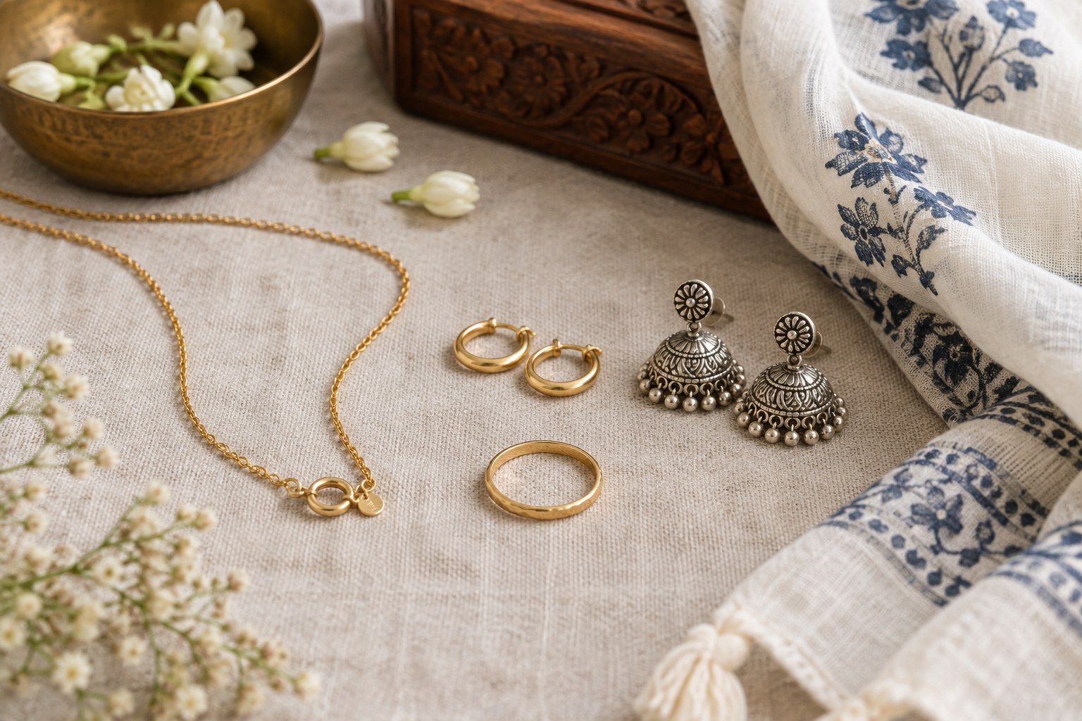 Jewellery that does not wait for a wedding