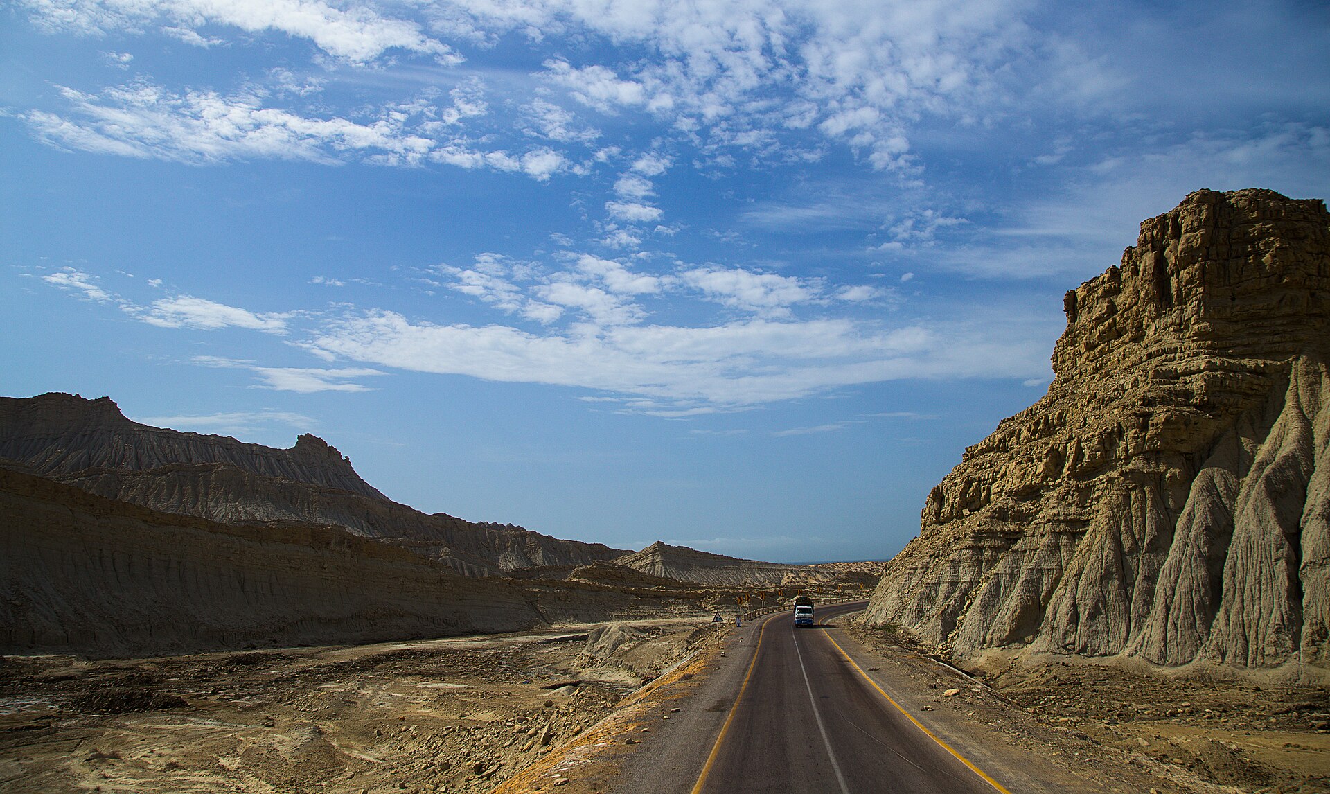 The Makran coastal highway