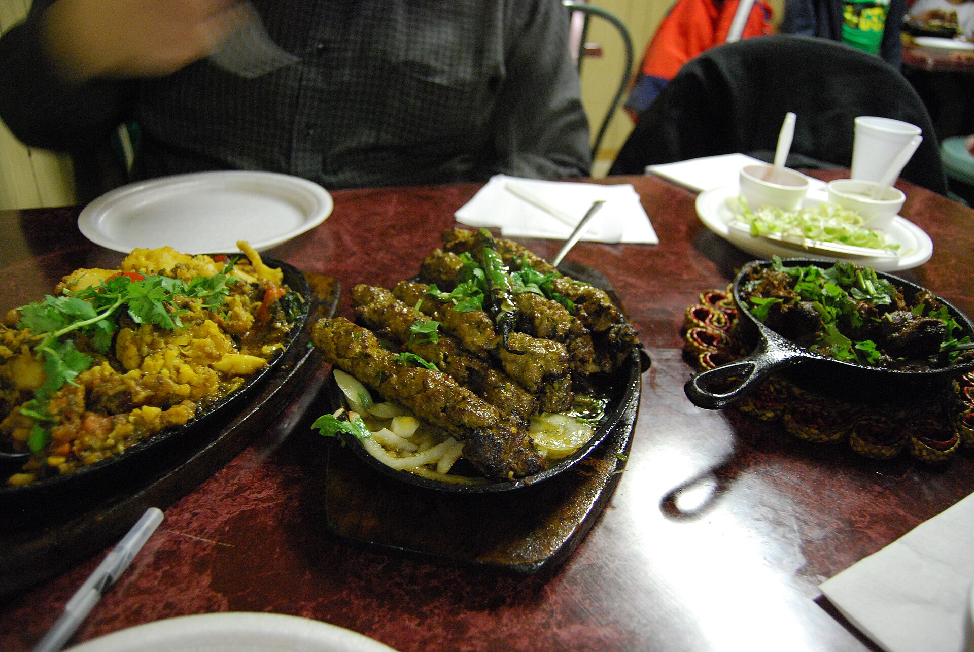 Halal butcher etiquette for a British Pakistani Eid table