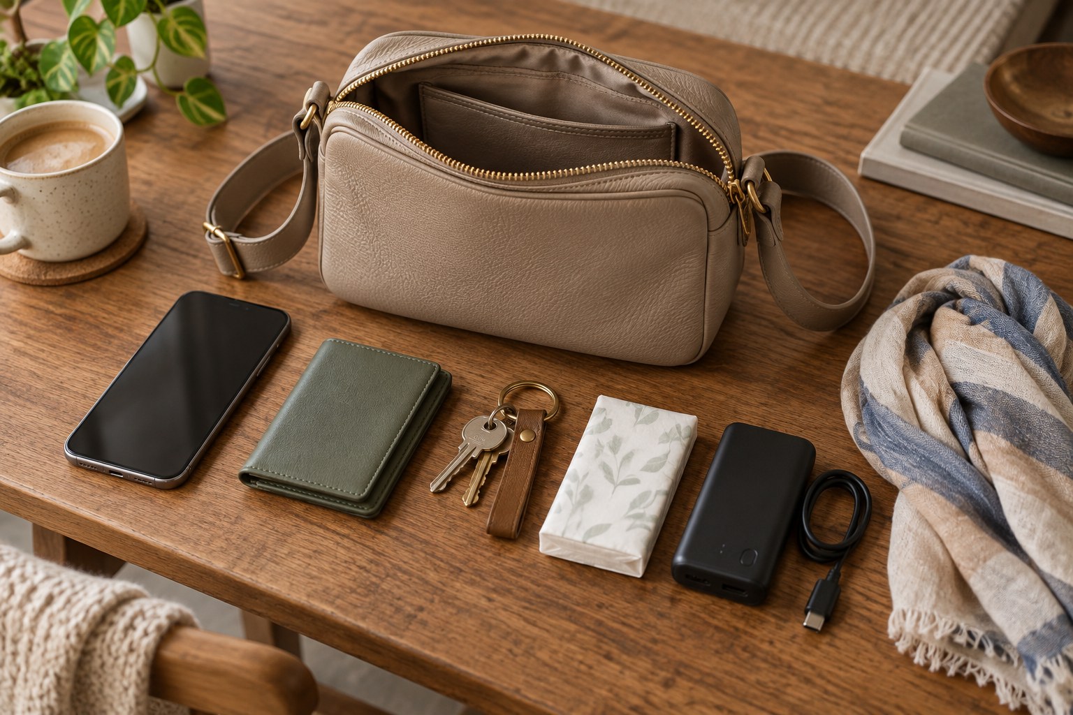The small-bag test: what earns the space