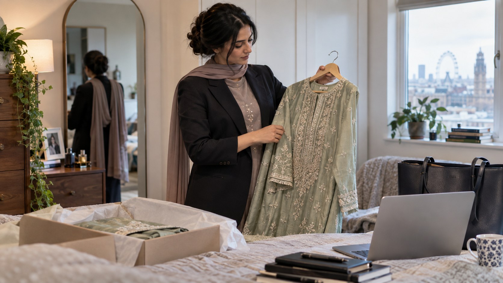 UK shops for Pakistani wedding-guest clothes