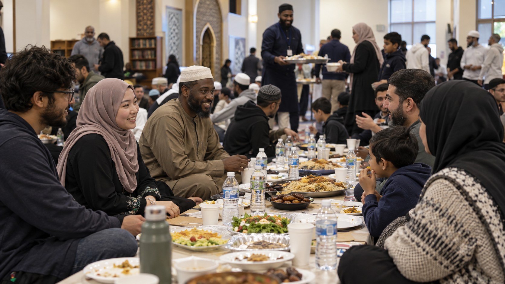 US office fridge politics during Ramadan shared meals